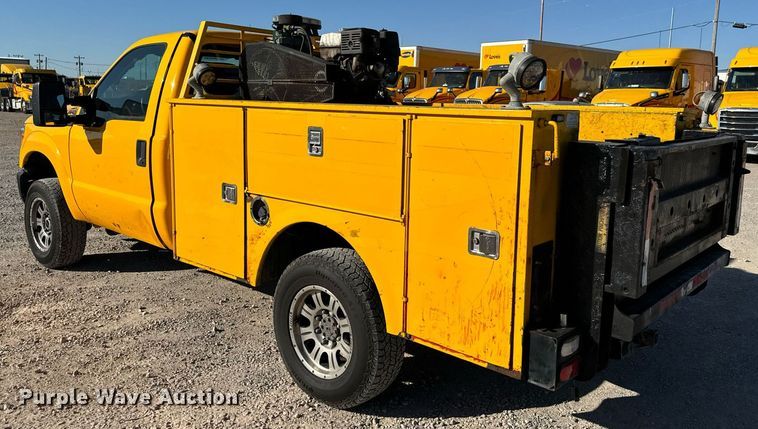 image for item EQ2246 2015 Ford F350 Super Duty utility bed pickup truck