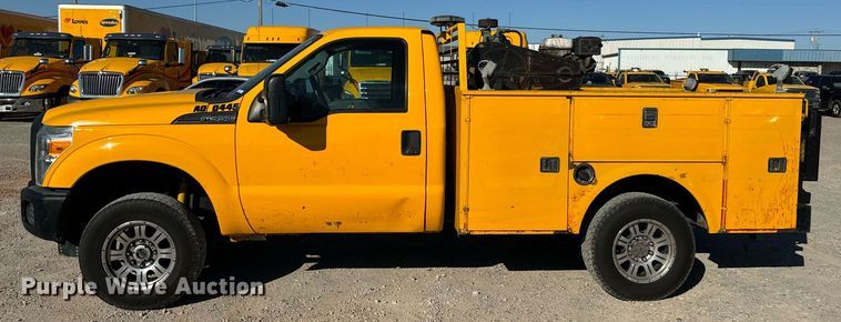 image for item EQ2246 2015 Ford F350 Super Duty utility bed pickup truck