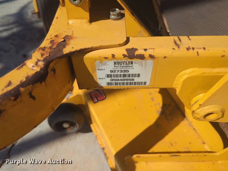 image for item EQ2271 2005 Hustler Super Z Diesel ZTR lawn mower