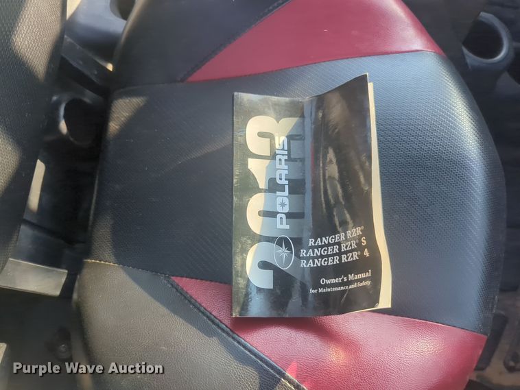 image for item EQ2293 2013 Polaris RZR 800 utility vehicle