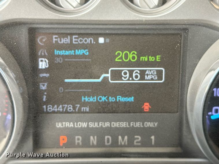 image for item ER8018 2015 Ford F450 Super Duty Lariat Crew Cab flatbed truck