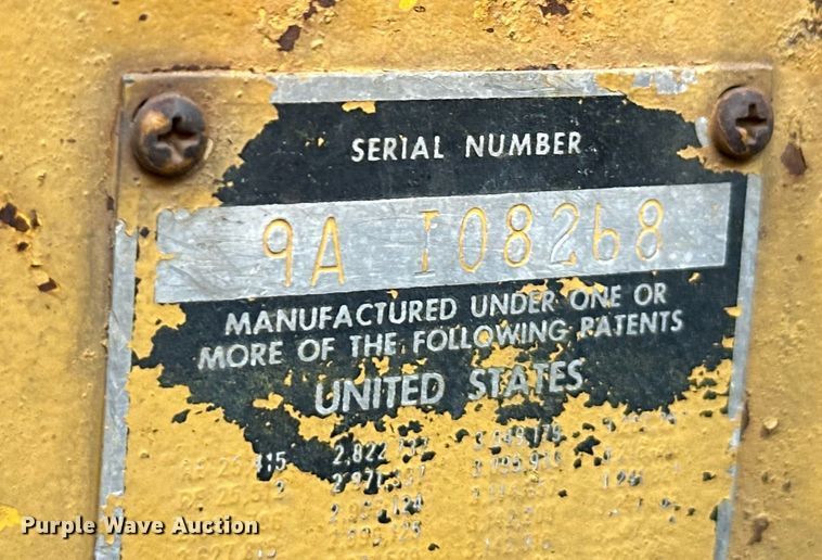 image for item ER8038 1971 Massey Ferguson MF54 backhoe