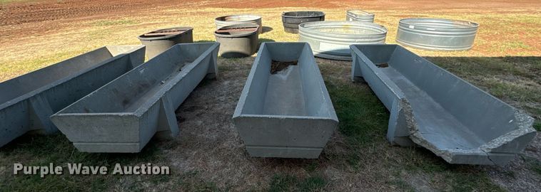 image for item IE9113 Livestock feed and water troughs