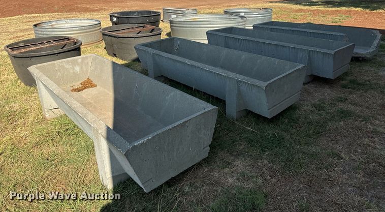 image for item IE9113 Livestock feed and water troughs