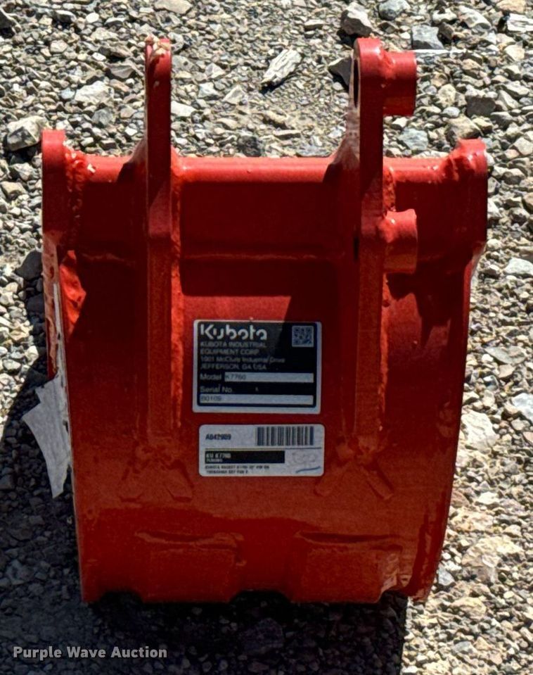 image for item IE9144 Kubota  K7760 excavator bucket