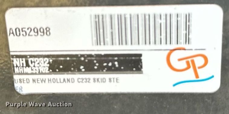 image for item IE9146 2017 New Holland C232 tracked skid steer loader