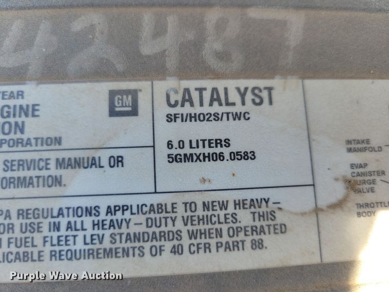 image for item JO9385 2005 GMC Sierra 2500HD Ext. Cab pickup truck