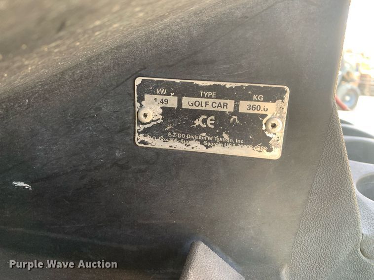 image for item JT9688 EZGO F101 golf cart