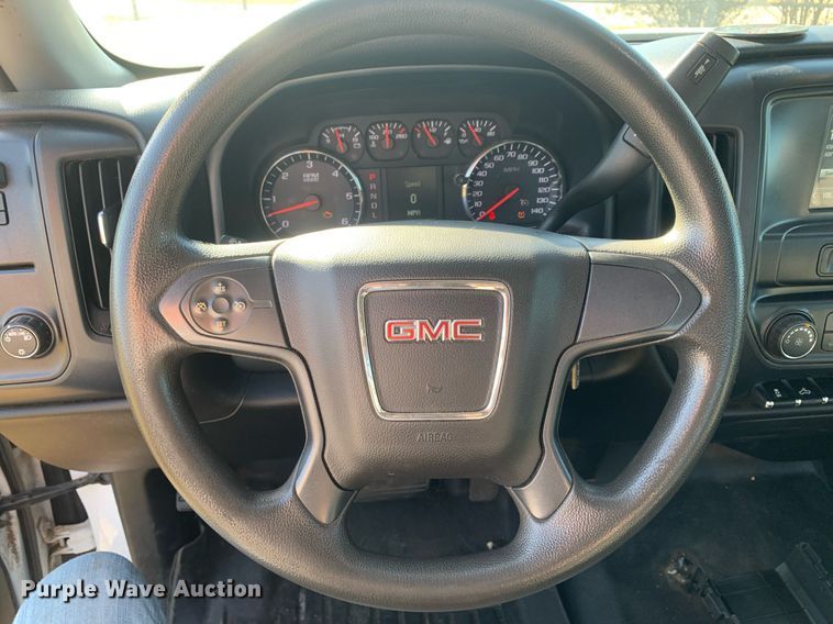 image for item JT9733 2018 GMC Sierra 1500  Double Cab flatbed pickup truck