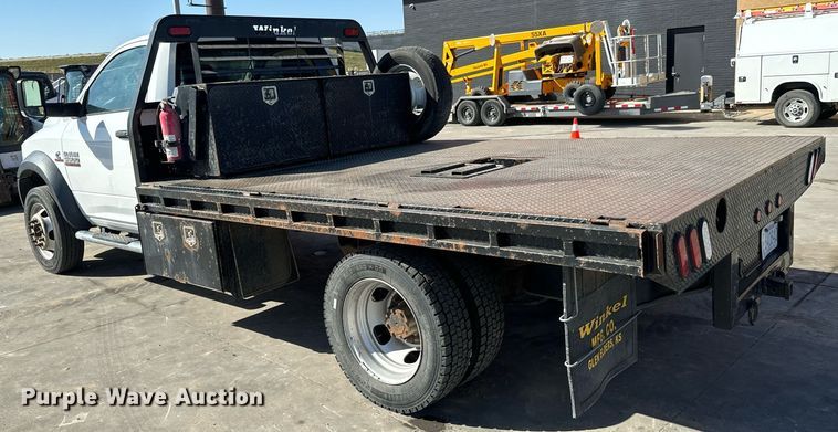 image for item MV9271 2017 Dodge  Ram 5500HD flatbed truck