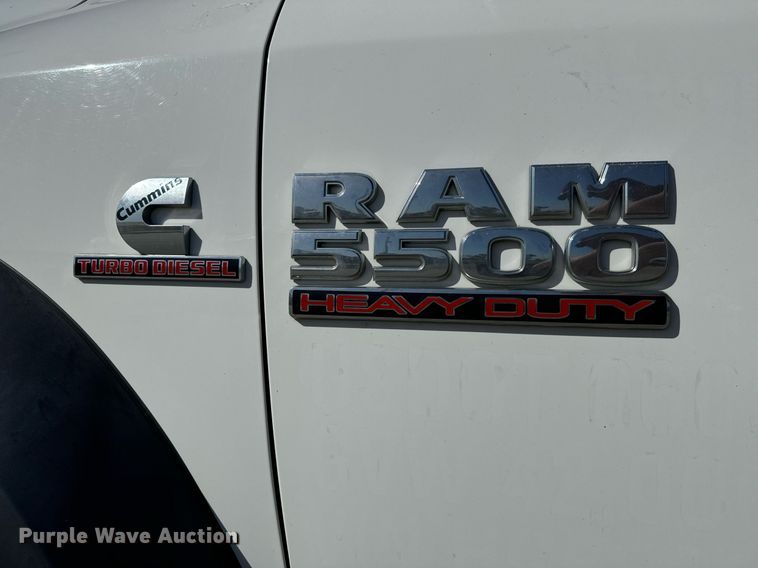 image for item MV9271 2017 Dodge  Ram 5500HD flatbed truck