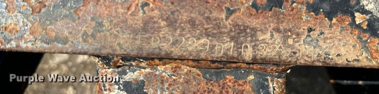 image for item NQ9658 2013 Texas Braggs utility trailer