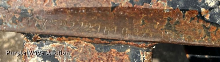 image for item NQ9658 2013 Texas Braggs utility trailer