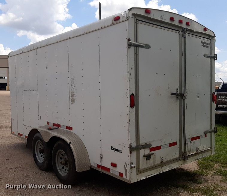 image for item NU9835 2009 Express  Forest River enclosed cargo trailer