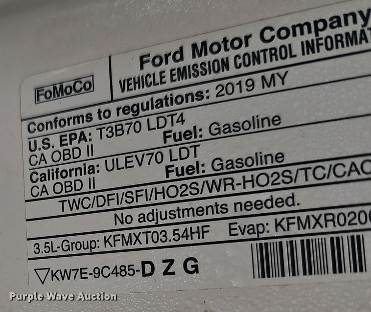 image for item NX9354 2019 Ford  Expedition XLT SUV