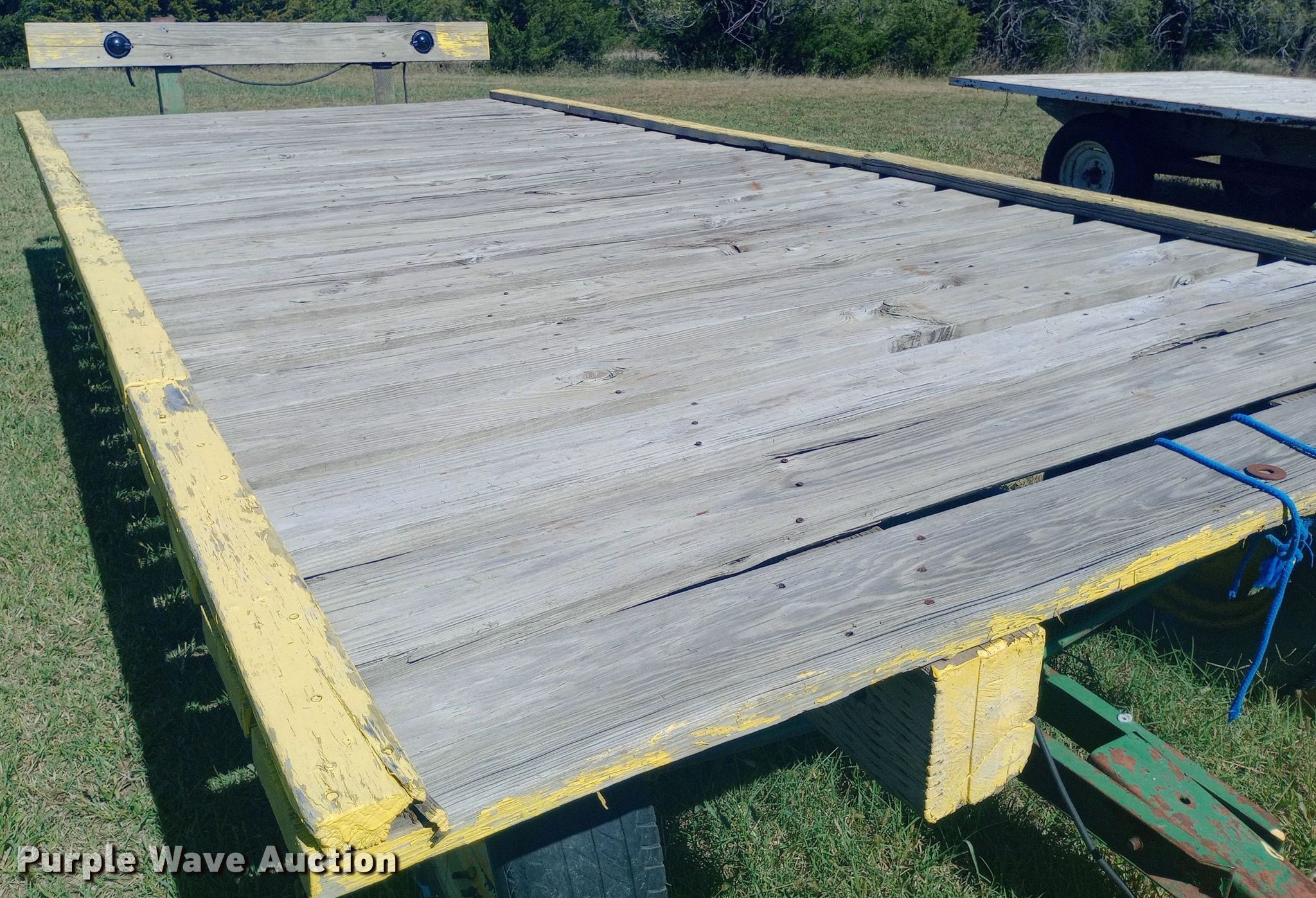 Shop built hay wagon in Newton, KS Item DW0755 for sale Purple Wave