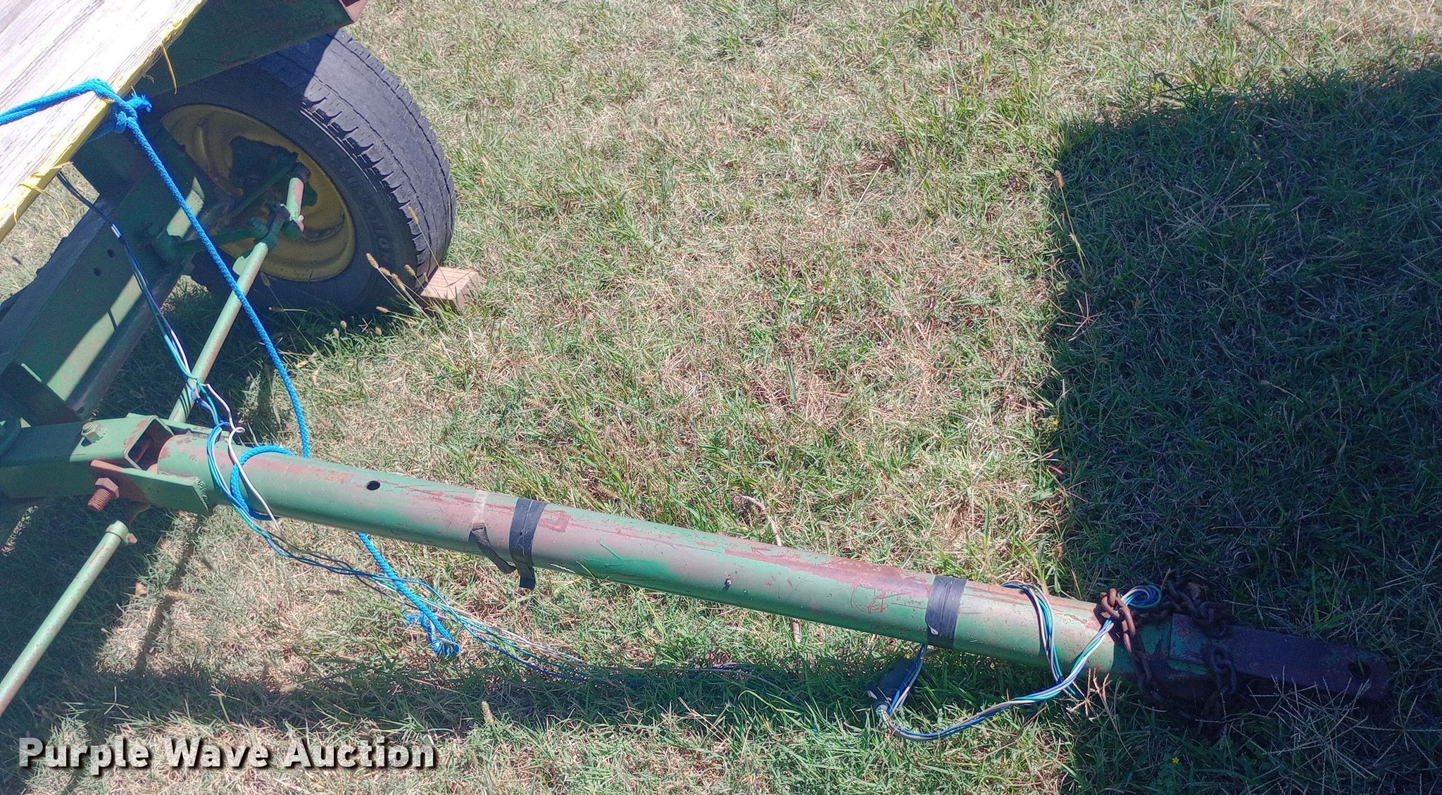 Shop built hay wagon in Newton, KS Item DW0756 for sale Purple Wave