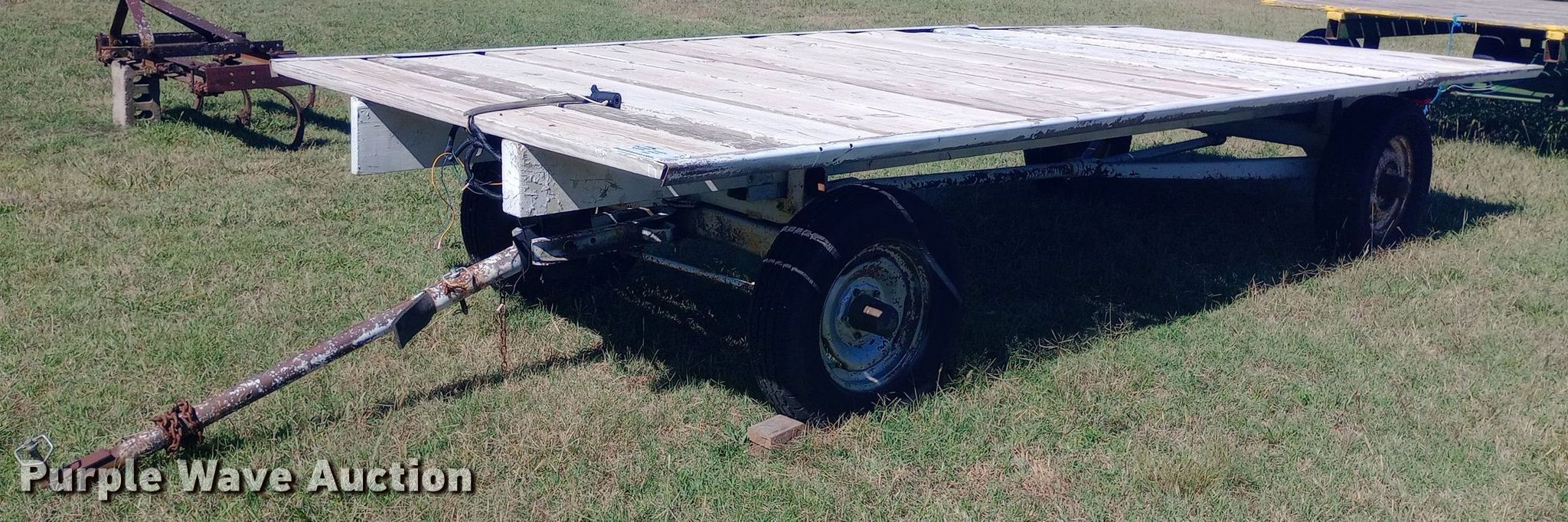 Shop built hay wagon in Newton, KS Item DW0757 for sale Purple Wave