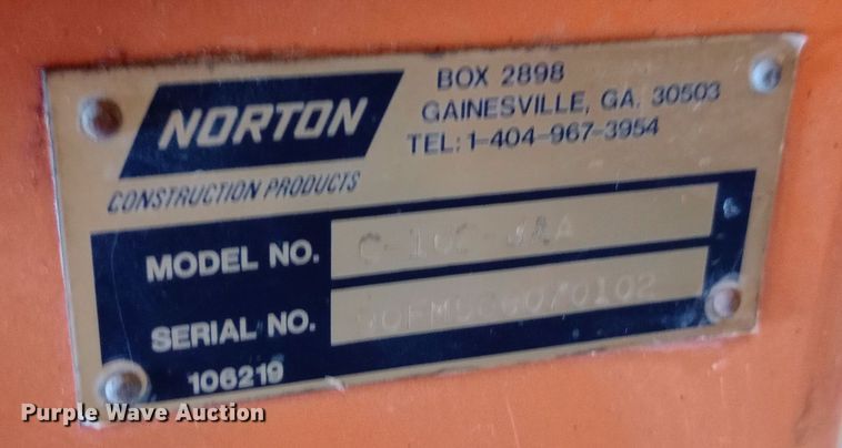 image for item DH1484 Norton Clipper C-162-JAA concrete saw