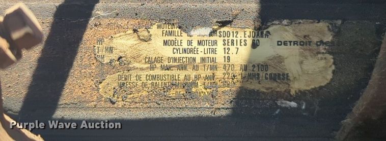 image for item DL1073 1996 Peterbilt 377 semi truck