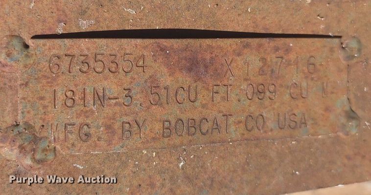 image for item DL1075 Bobcat excavator bucket