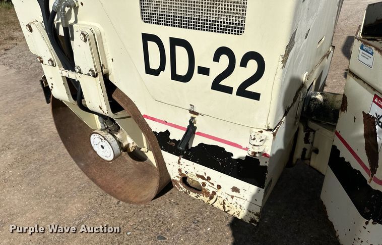 image for item DN0783 1995 Ingersoll Rand  DD22 double drum vibratory roller