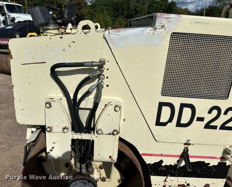 image for item DN0783 1995 Ingersoll Rand  DD22 double drum vibratory roller