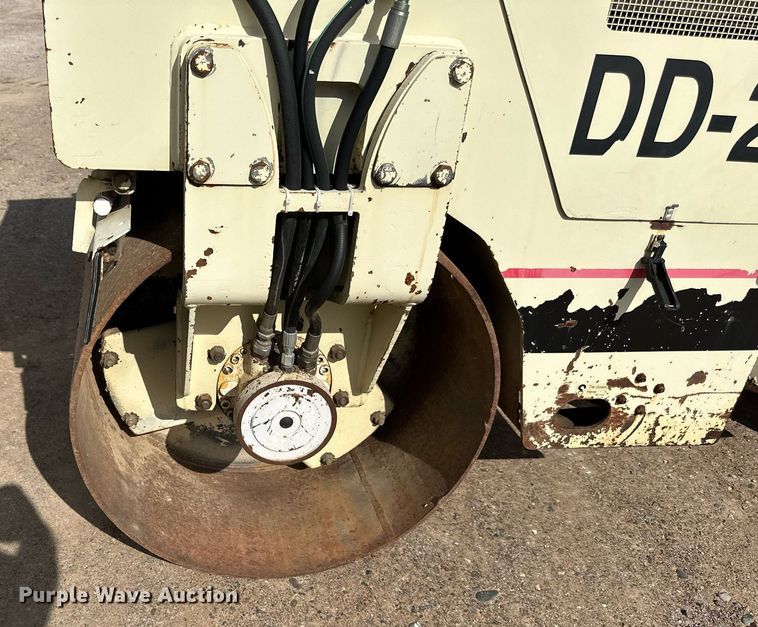image for item DN0783 1995 Ingersoll Rand  DD22 double drum vibratory roller