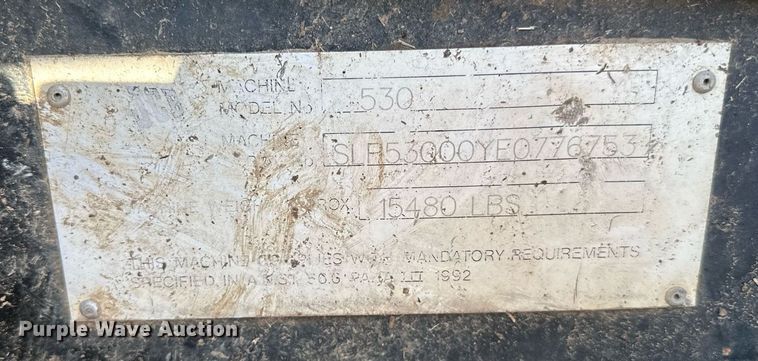 image for item DN0785 2000 JCB 530 telehandler