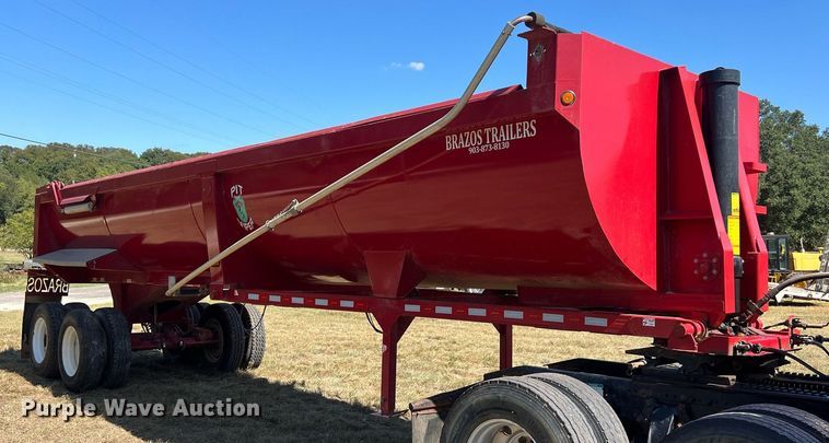 image for item DO2502 2018 Brazos end dump trailer