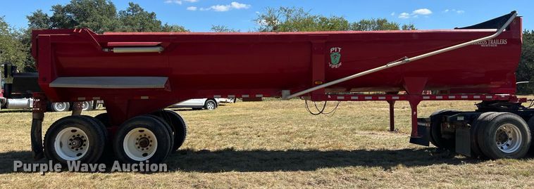 image for item DO2502 2018 Brazos end dump trailer