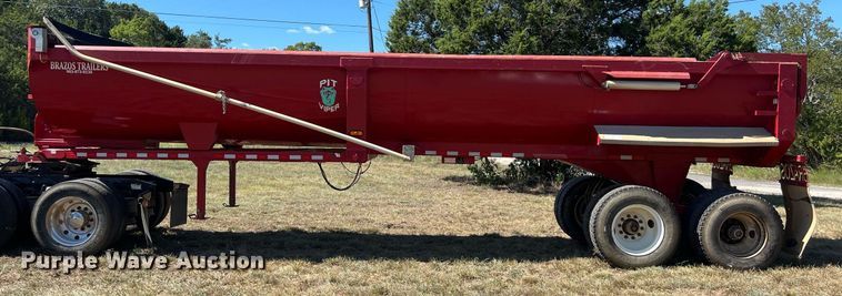 image for item DO2502 2018 Brazos end dump trailer
