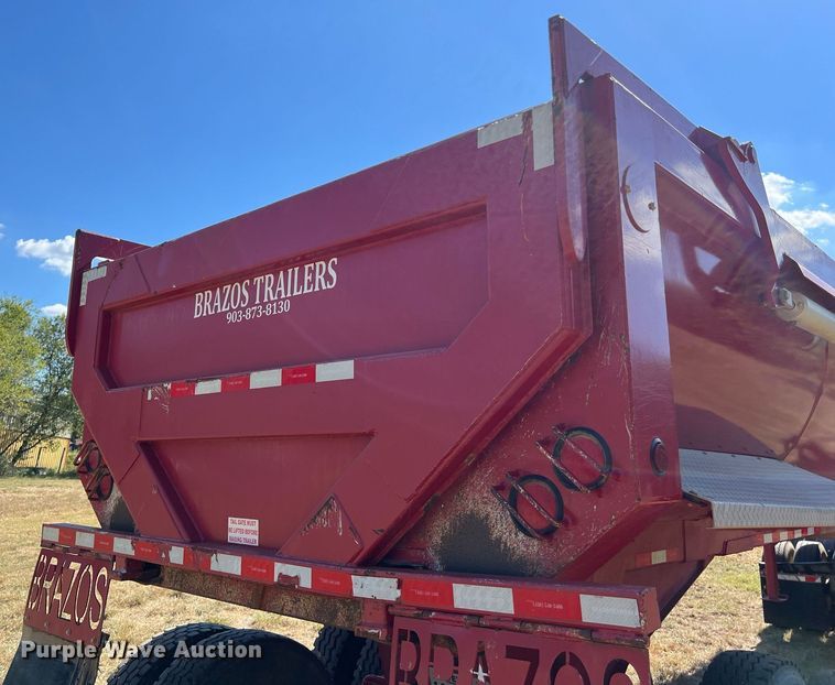 image for item DO2502 2018 Brazos end dump trailer