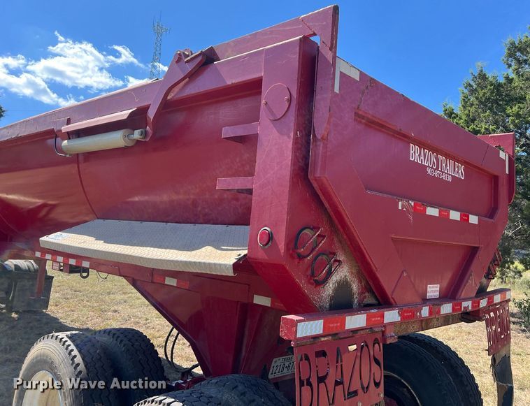image for item DO2502 2018 Brazos end dump trailer
