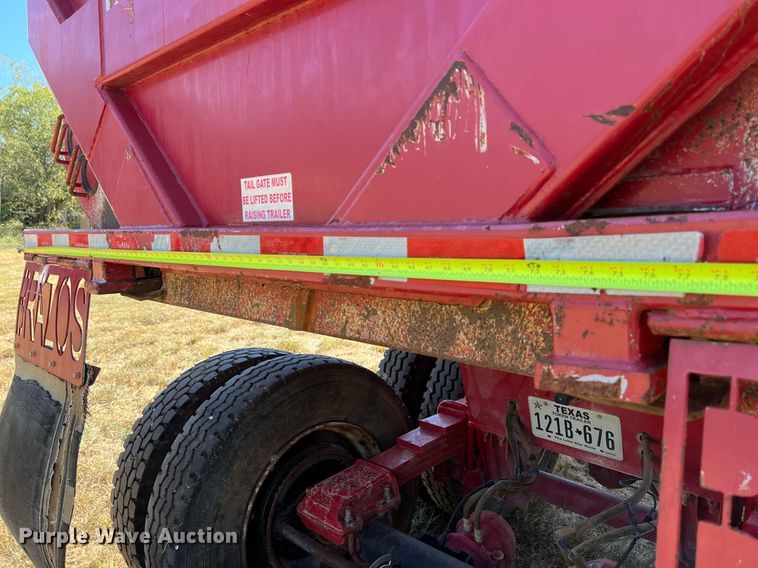 image for item DO2502 2018 Brazos end dump trailer
