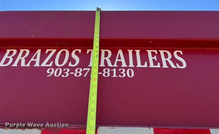 image for item DO2502 2018 Brazos end dump trailer