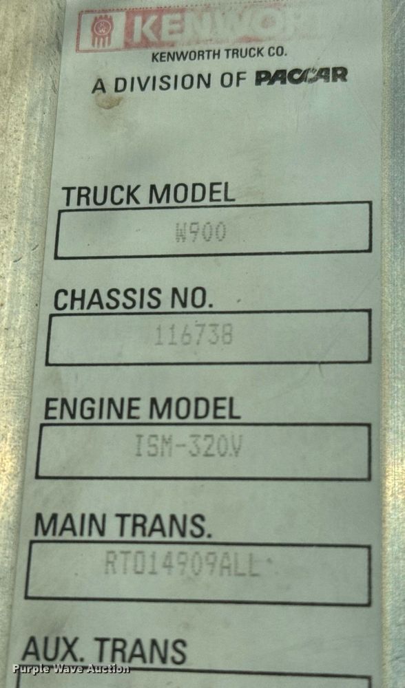 image for item DO2504 2006 Kenworth W900 ready mix truck