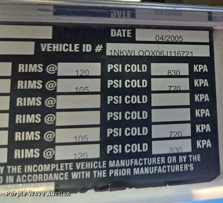 image for item DO2505 2006 Kenworth W900 ready mix truck