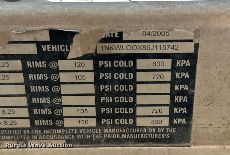 image for item DO2508 2006 Kenworth W900 ready mix truck