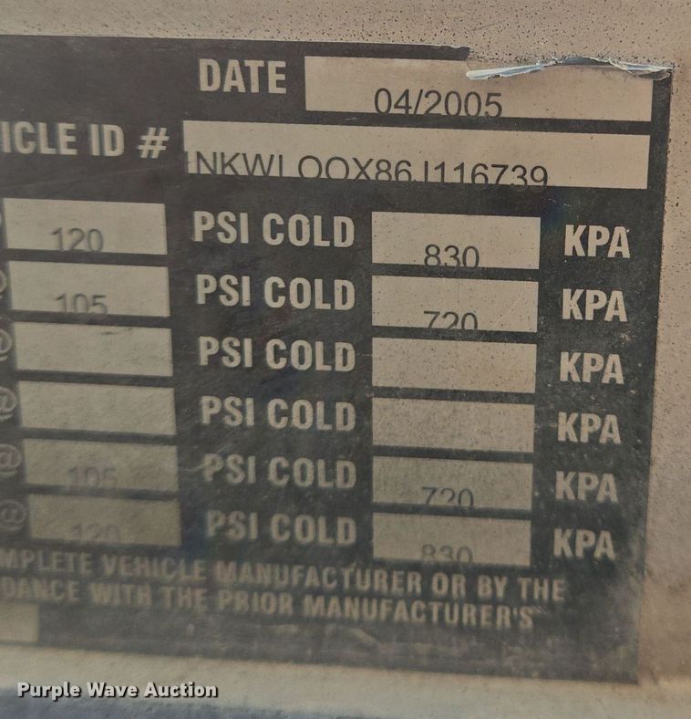 image for item DO2509 2006 Kenworth W900 ready mix truck