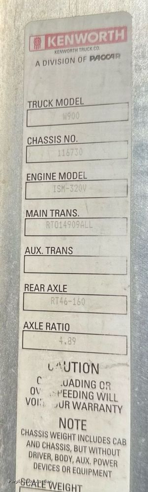 image for item DO2510 2006 Kenworth W900 ready mix truck