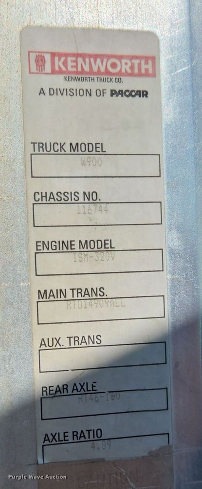 image for item DO2511 2006 Kenworth W900 ready mix truck