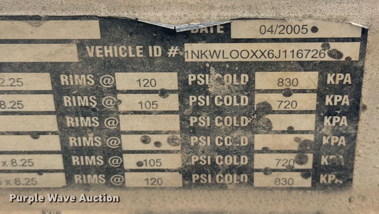 image for item DO2512 2006 Kenworth W900 ready mix truck