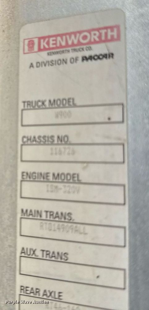 image for item DO2512 2006 Kenworth W900 ready mix truck