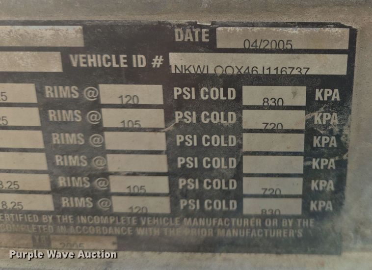 image for item DO2513 2006 Kenworth W900 ready mix truck