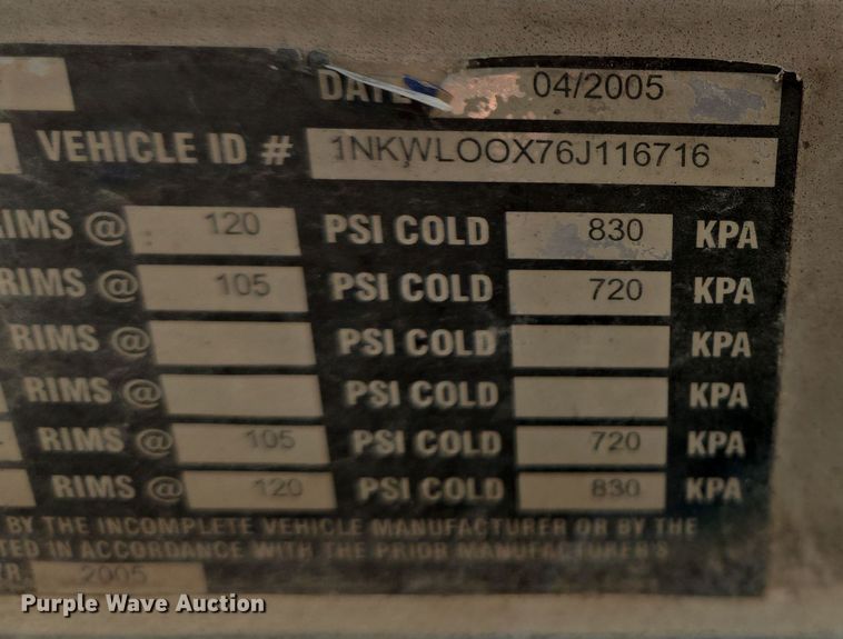 image for item DO2516 2006 Kenworth W900 ready mix truck