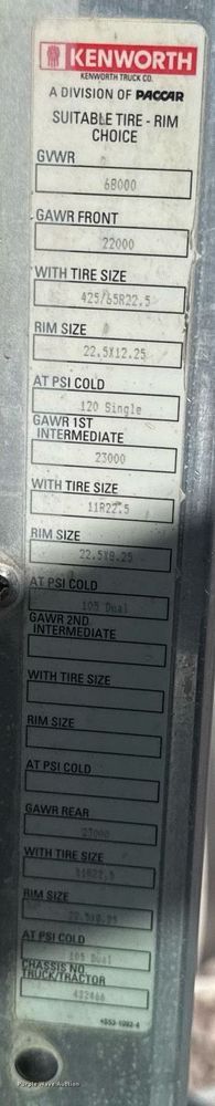 image for item DO2518 2015 Kenworth T800 ready mix truck