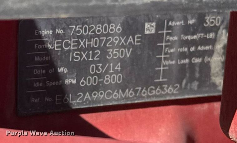 image for item DO2520 2015 Kenworth T800 ready mix truck