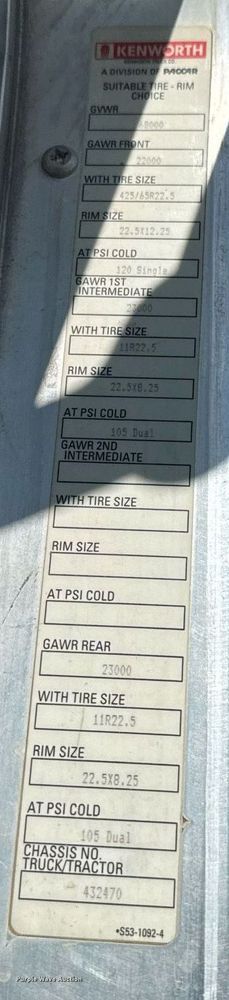 image for item DO2521 2015 Kenworth T800 ready mix truck