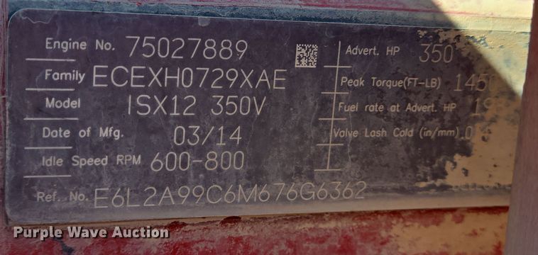 image for item DO2525 2015 Kenworth T800 ready mix truck